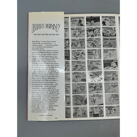 Bugs Bunny Fifty Years and Only One Grey Hare book hardcover 1990 english READ - Picture 3 of 6